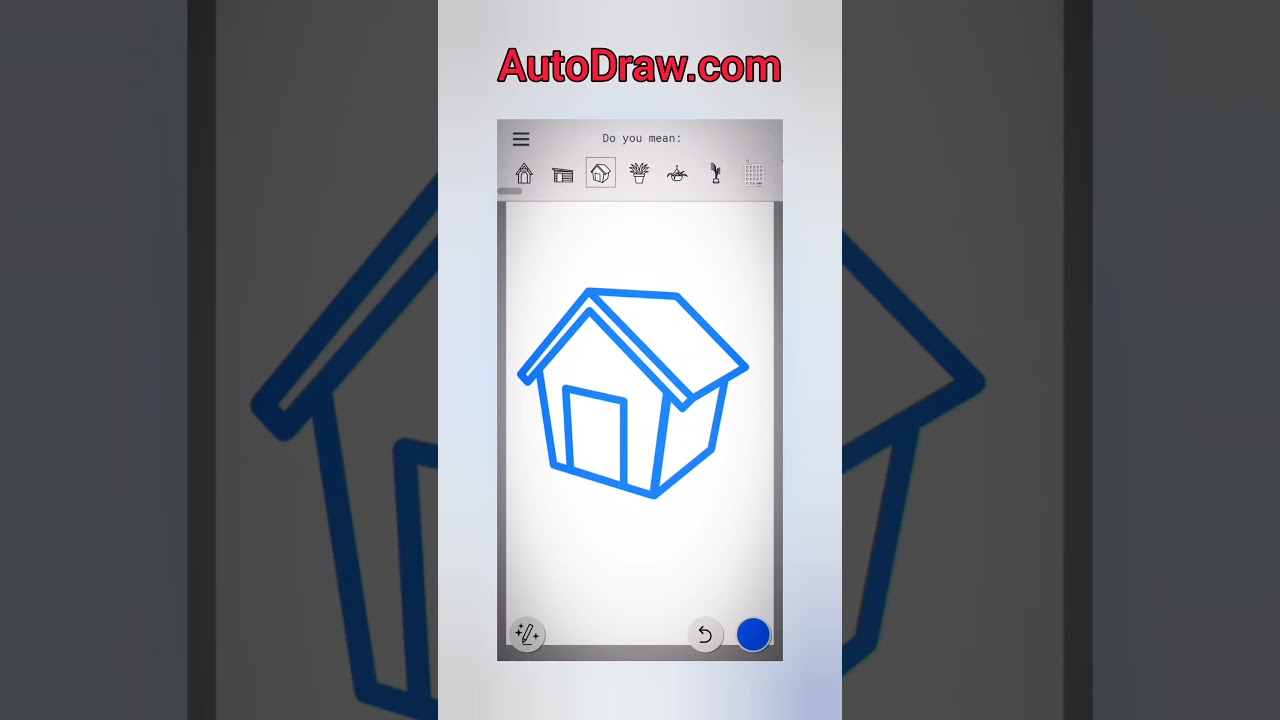 AutoDraw.AI - sketch to illustration converter Tool