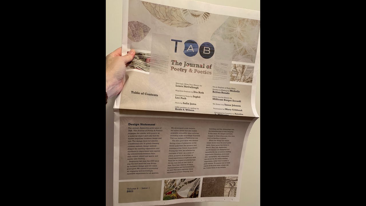 Tab Journal Print Release 2021 (www.TabJournal.org)