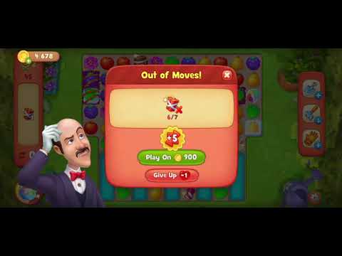 8805 Golden Cup 45 ☆ one of the more difficult levels ever ☆ Gardenscapes