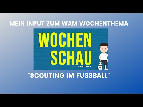 Die WAM vom 24.11 "Scouting im Fußball"