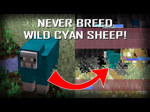 Don't Breed Wild Caught Cyan Sheep Unless Your Want This To Happen To You! Minecraft Creepypasta