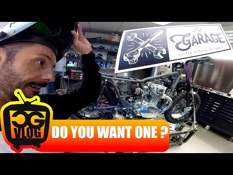 Visit of LE GARAGE CUSTOM MOTORCYCLES Repair in Andorra - They Build SICK Cafe Racers - CG VLOG #145