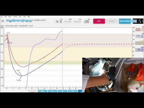 Os grãos de café Daily Roasting Vietnam Peaberry são exibidos no PC artesanal