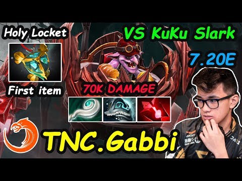 TNC Gabbi - [Timbersaw]  INSANE DAMAGE HOLY LOCKET BUILD VS TNC KuKu [Slark] | Dota2 7.20 Rank