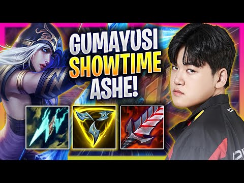 GUMAYUSI SHOWTIME WITH ASHE! - T1 Gumayusi Plays Ashe ADC vs Jhin! | Season 2024