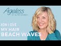 How I give my hair beach waves