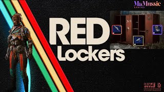 Red Lockers = Blue Prints on Space port