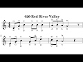 026-Red River Valley music sheet