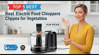✅ Top 5: Best Electric Food Choppers for Vegetables [Kitchen Gadgets] { Reviews } #kitchenhacks