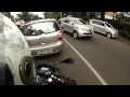 Ninja 250 FI cruising through Bintaro vs traffic (Little ...