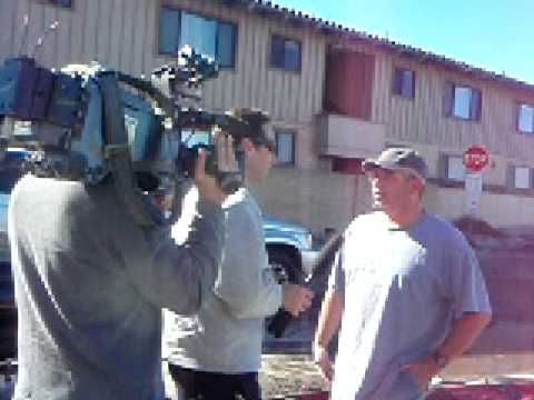 Pissing off the weatherman during an interview