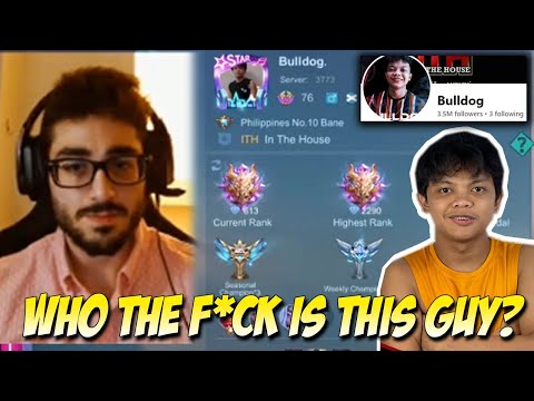 WHEN MOBAZANE MEETS BULLDOG (FILIPINO STREAMER) | MOBAZANE VS BULLDOG