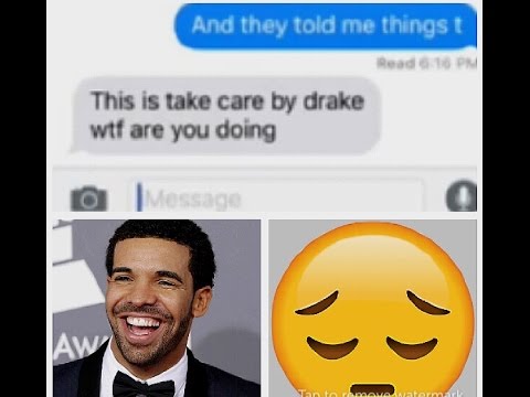 Drake- Take Care ft. Rihanna SONG LYRIC TEXT PRANK