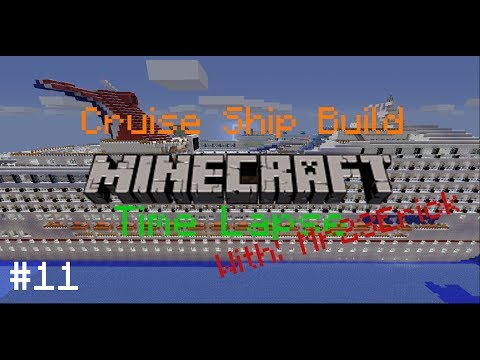 Insane Minecraft Time-Lapse Cruise Ship Build!