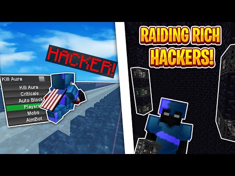 ATTEMPTING TO RAID RICH HACKERS! I Minecraft Factions I DecimatePvP I Mercury