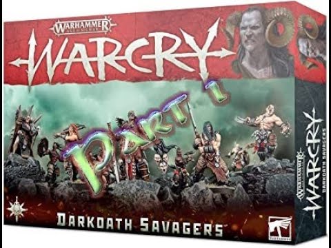 Painting Warcry Darkoath Savagers Part 1