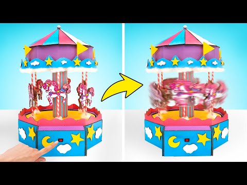 DIY-Karussell aus Pappe 🎠