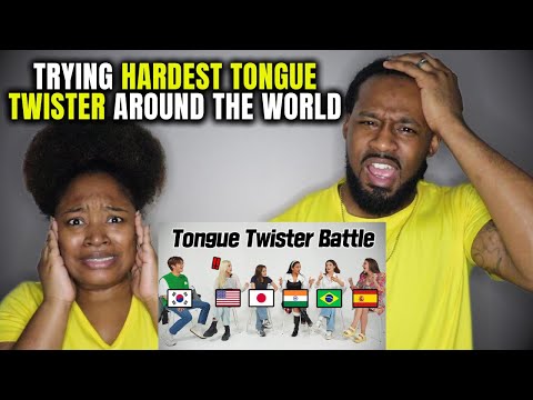 🇰🇷🇺🇸🇯🇵🇮🇳🇧🇷🇪🇸 THIS WAS HARDER THAN WE THOUGHT! | People Try Hardest Tongue Twister Around The World