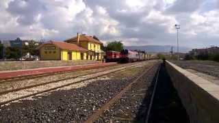 preview picture of video 'TCDD DE36 005 northbound freight Sandikli'