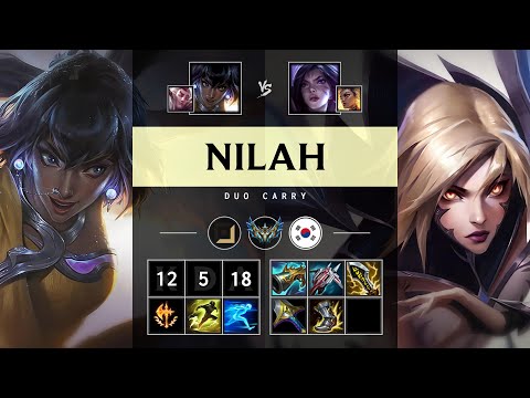 Nilah ADC vs Kai'Sa - KR Challenger Patch 25.S1.2