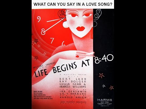 "What Can You Say in a Love Song?"  Richard Himber and His Orchestra 1934