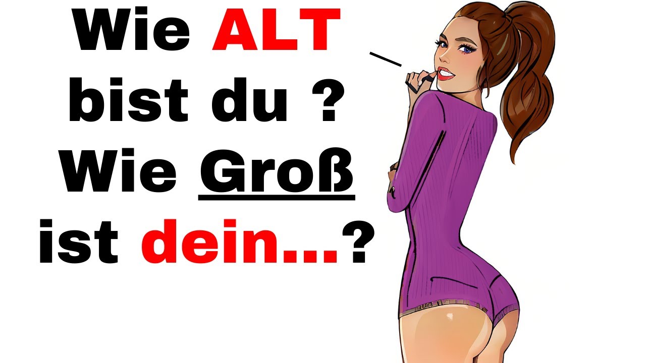 Sag DAS, wenn eine jüngere Frau nach deinem ALTER fragt