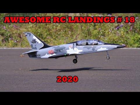 AWESOME RC LANDINGS SPORTS & FIGHTER JETS ETC LANDINGS # 18 TBOBBORAP1 - 2020