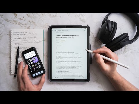 My Favorite Productivity Apps & Tips as a College Student ! / A Day in The Life