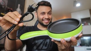 599 Rs. ELECTRIC PAN | इलेक्ट्रिक तवा | Best for Bachelor's and Hostel Students [Unboxing & Review]