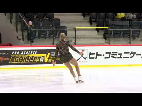 ISU 2014 Jr Grand Prix Tallinn Ladies Free Skate Amber GLENN USA
