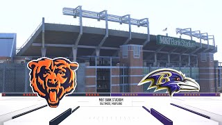 Madden NFL 26 - Chicago Bears Vs Baltimore Ravens PS5 Simulation Week 8 (Updated Rosters)