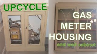 Gas Meter Box Housing Made From Upcycled Cupboard