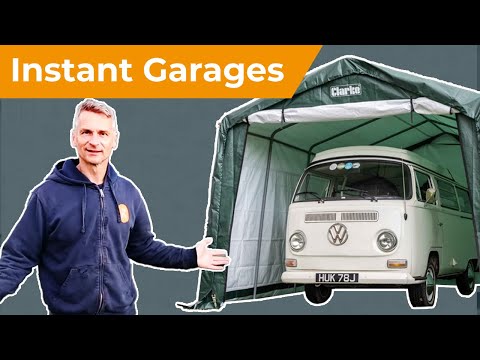JK Exclusive: Tall Heavy Duty Instant Garages- Best home storage for your classic car.