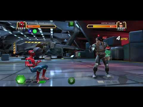 MCOC REALM OF LEGENDS SPIDEY STARK vs WINTER SOLDIER