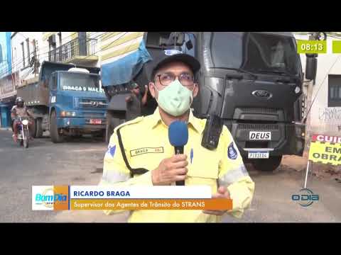 Ruas do Centro de Teresina seguem interditadas para realizacão de obras de recuperacão das v