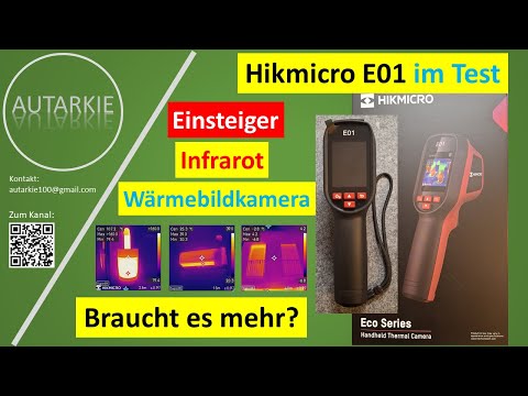 Hikmicro E01 - IR thermal imaging camera. Entry-level model? Is more needed? Tested & reviewed! E...