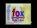Fox Kids Video FOX Video 1997