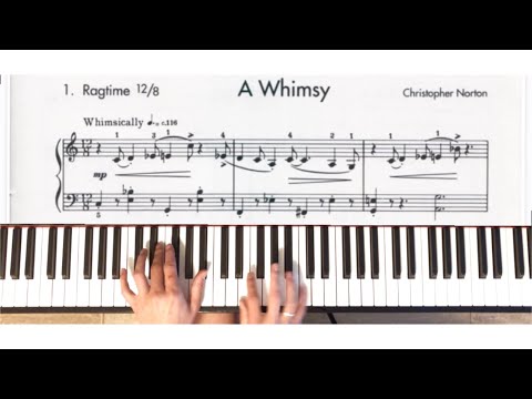 NORTON, C. A whimsy (12/8 ragtime) No 26 (The microstyles collection)