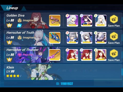 [Hi3 SEA] RPC-6626 (Lightning) Abyss Nirvana D474 (824 points) - GD/HoT (SS1)/HoTR (SS0) - Klein 4*