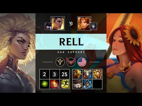 Rell Support vs Leona - NA Grandmaster Patch 25.S1.3