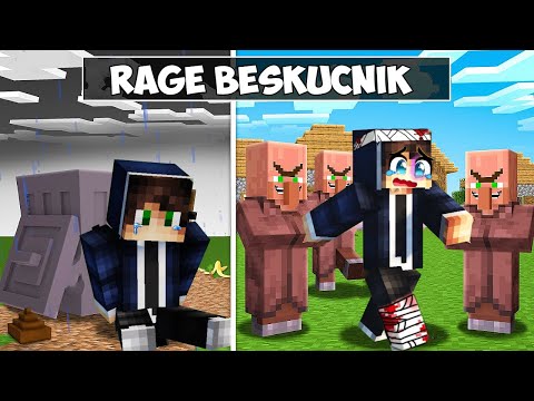 RAGE JE POSTAO BESKUĆNIK u Minecraftu...😢