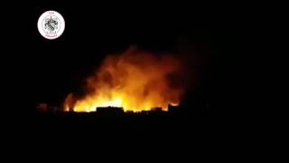 Syria, Aleppo Northern Countryside Russian Air Strike on Kafr Hamra Village