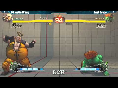 SSF4 AE2012 EG Justin Wong vs Just Bruce - ECT4 Tournament
