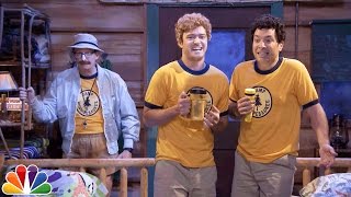 Young Jimmy Fallon &amp; Justin Timberlake Sing &quot;Ironic&quot; at Camp Winnipesaukee