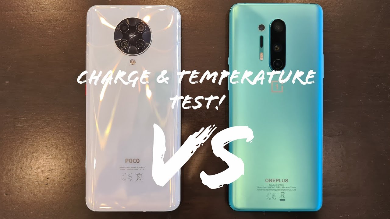 Charging & Temperature Test! OnePlus 8 Pro VS Poco F2 Pro