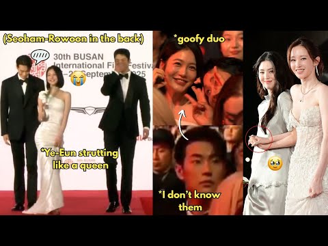 Shin Ye-Eun confidently serving her sexy pose while Rowoon & Seoham were like embarrassed bodyguards