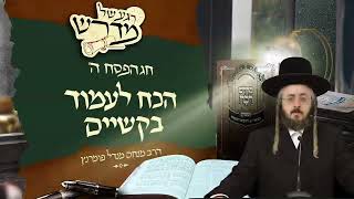 הרב מנחם מנדל פומרנץ | רגע של מדרש - חג הפסח ה' • הכח לעמוד בקשיים •