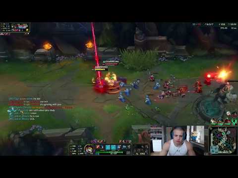 League of Legends - INSANE TILT - TYLER 1 RAGES AT THRESH