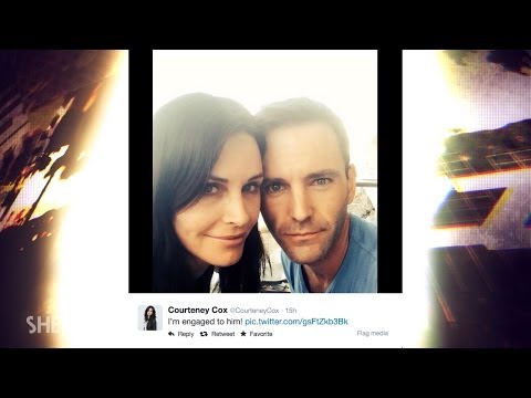 Courtney Cox Announces Engagement to Snow Patrol Boyfriend Johnny McDaid - The Buzz