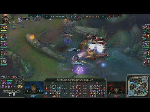 SSG CuVee - AMAZING 4 MAN GNAR ULT! (SSG vs SKT Worlds 2017 Highlight)